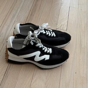 Steve Madden Black and White Sneakers